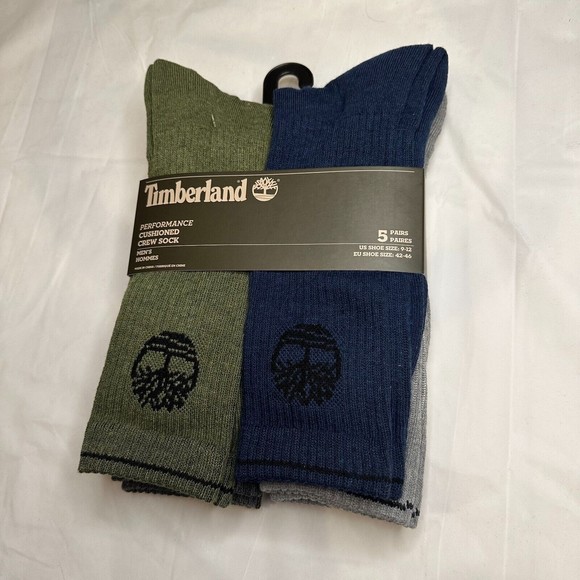 Timberland Underwear & Socks New Mens 5 Pairs Timberland Crew